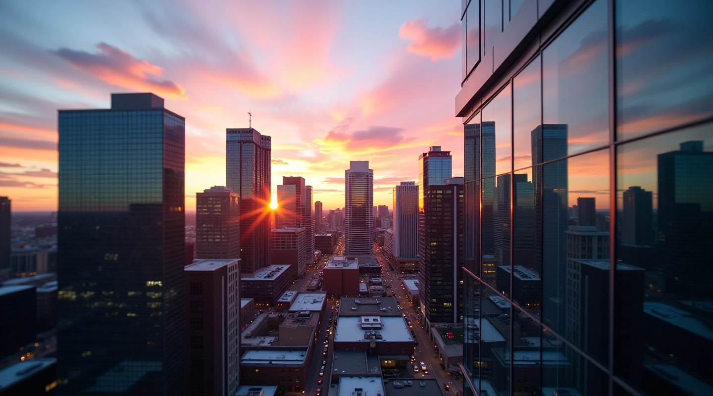 Calgary business district representing enterprise focus